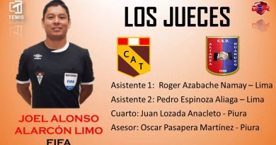 COPA PERÚ: ARBITRO FIFA EN EL CAMPEONÍSIMO ATLÉTICO TORINO VS ALIANZA UNIVERSIDAD
