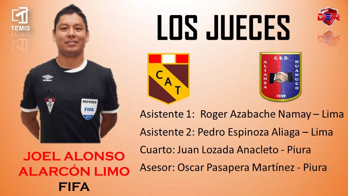 COPA PERÚ: ARBITRO FIFA EN EL CAMPEONÍSIMO ATLÉTICO TORINO VS ALIANZA UNIVERSIDAD