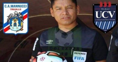 DESIGNAN A JOEL ALARCÓN PARA PRIMERA FINAL ENTRE CESAR VALLEJO VS MANNUCCI