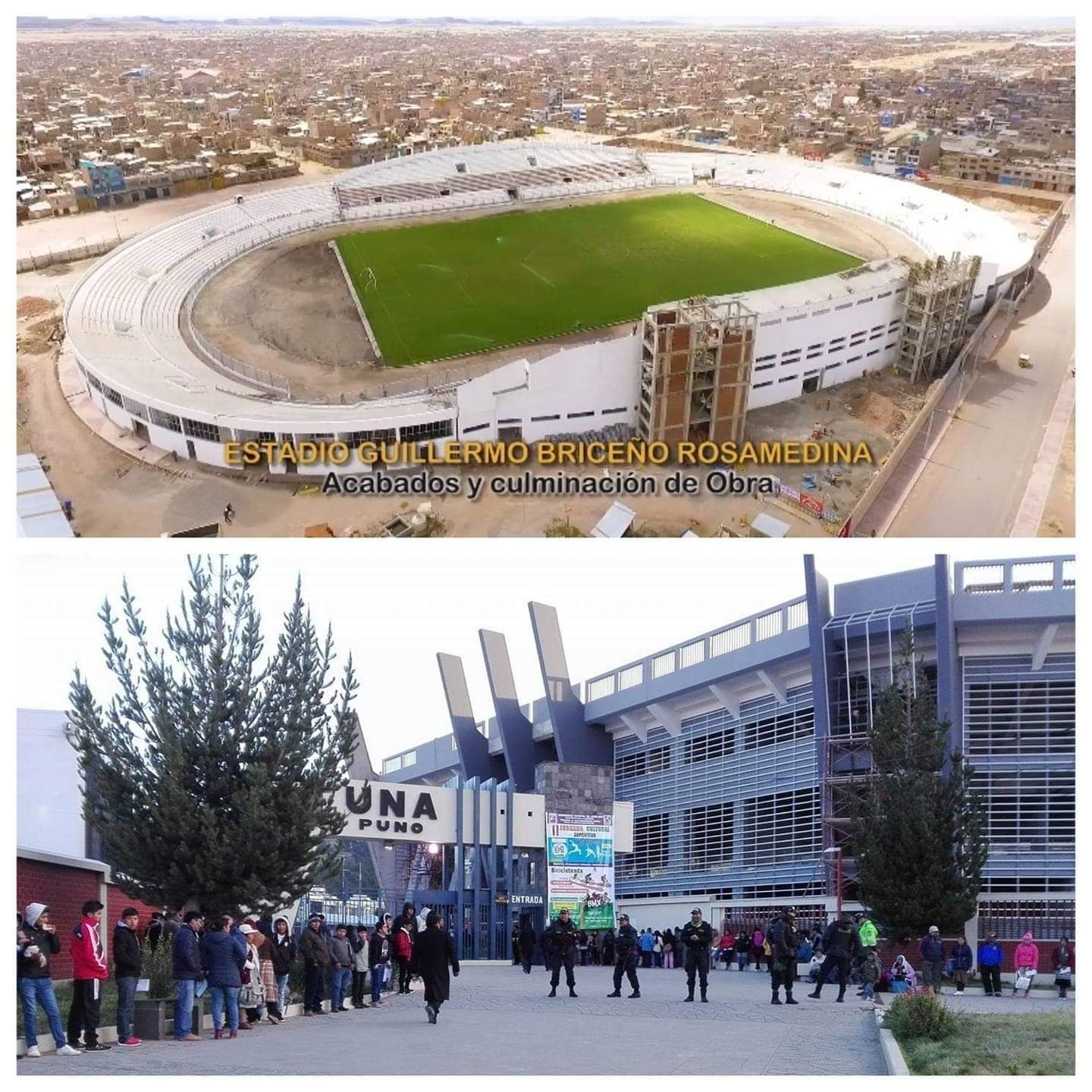 BINACIONAL INSCRIBE A DOS ESTADIOS DE LA REGION