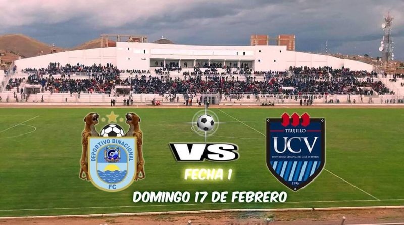 BINACIONAL ARRANCA COMO LOCAL CONTRA CÉSAR VALLEJO