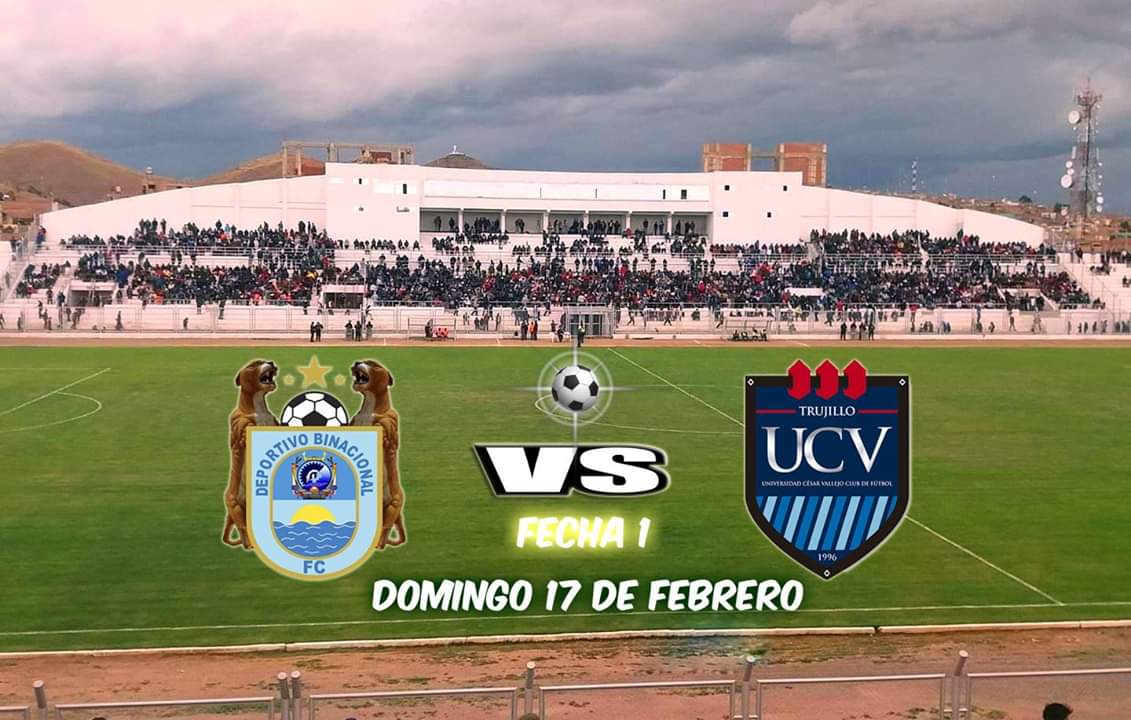 BINACIONAL ARRANCA COMO LOCAL CONTRA CÉSAR VALLEJO